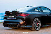 AUTHENTIC SOOQOO DRY CARBON TRUNK LID SPOILER for BMW 3 SERIES G20 G28 M3 G80 4 SERIES G22 M4 G82 2019+
Material: Dry Carbon

NOTE: Professional installation is required.