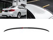 AUTHENTIC SOOQOO DRY CARBON REAR SPOILER for BMW M5 F90 2017 - 2023 Forza Performance custom fit buy M5 Style