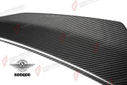 AUTHENTIC SOOQOO DRY CARBON REAR SPOILER for BMW M5 F90 2017 - 2023 Forza Performance custom fit buy PSM Style