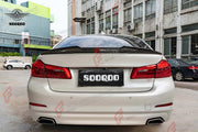 AUTHENTIC SOOQOO DRY CARBON REAR SPOILER for BMW M5 F90 2017 - 2023 Forza Performance custom fit buy PSM Style