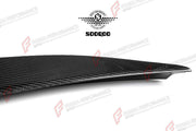 AUTHENTIC SOOQOO DRY CARBON REAR SPOILER for BMW M5 F90 2017 - 2023 Forza Performance custom fit buy CS Style