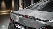 AUTHENTIC SOOQOO DRY CARBON REAR SPOILER for BMW M5 F90 2017 - 2023 Forza Performance custom fit buy CS Style