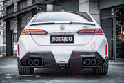 AUTHENTIC SOOQOO DRY CARBON REAR SPOILER for BMW M5 G90 2025+ Forza Performance custom fit buy MP Style