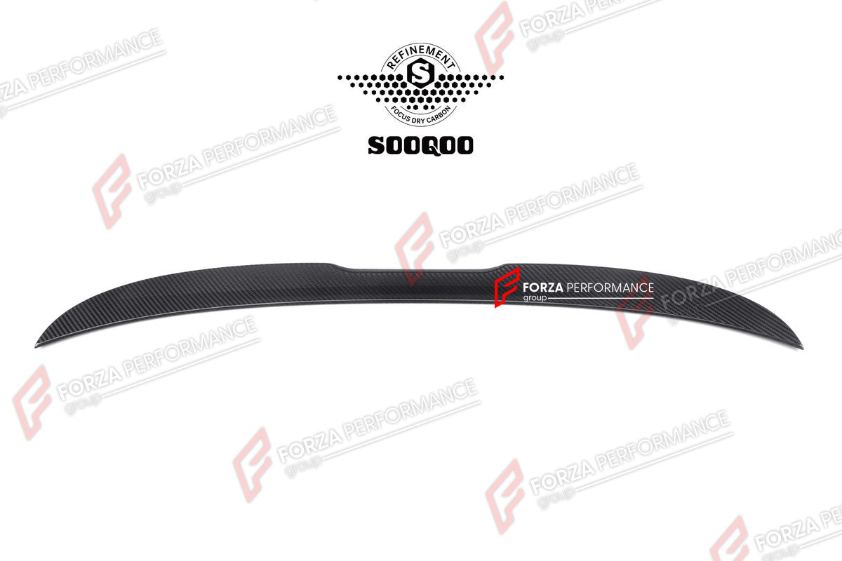 AUTHENTIC SOOQOO DRY CARBON REAR SPOILER for BMW M8 F91 2021+ Forza Performance custom fit buy MP Style