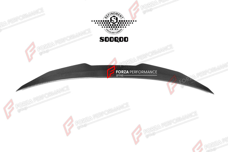 AUTHENTIC SOOQOO DRY CARBON REAR SPOILER for BMW M8 F91 2021+