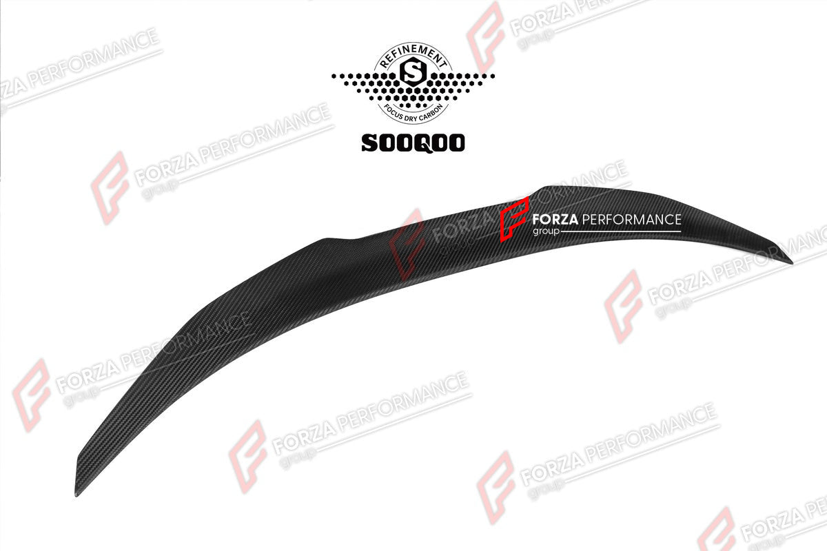 AUTHENTIC SOOQOO DRY CARBON REAR SPOILER for BMW M8 F92 2021+ Forza Performance custom fit buy PSM Style
