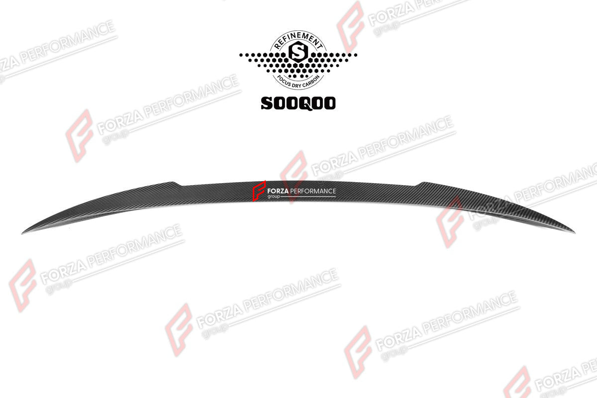 AUTHENTIC SOOQOO DRY CARBON REAR SPOILER for BMW M8 F93 2021+ Forza Performance custom fit buy V Style