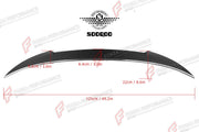 AUTHENTIC SOOQOO DRY CARBON REAR SPOILER for BMW M8 F93 2021+ Forza Performance custom fit buy V Style