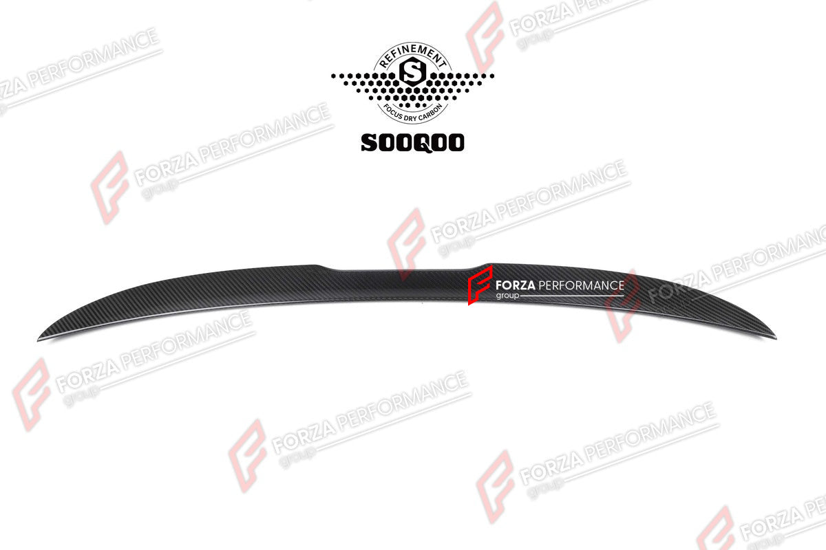 AUTHENTIC SOOQOO DRY CARBON REAR SPOILER for BMW M8 F93 2021+ Forza Performance custom fit buy MP Style