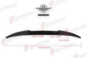 AUTHENTIC SOOQOO DRY CARBON REAR SPOILER for BMW X4M F98 LCI 2022+ Forza Performance custom fit buy M Style