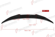 AUTHENTIC SOOQOO DRY CARBON REAR SPOILER for BMW X5 F15 X6 F16 2015 - 2019 Forza Performance custom fit buy PSM Style
