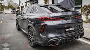 AUTHENTIC SOOQOO DRY CARBON REAR SPOILER for BMW X6 G06 PRE-LCI 2020 - 2023 Forza Performance custom fit buy M Style