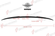 AUTHENTIC SOOQOO DRY CARBON REAR SPOILER for BMW X6 G06 PRE-LCI 2020 - 2023 Forza Performance custom fit buy M Style