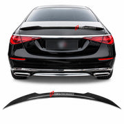 AUTHENTIC SOOQOO DRY CARBON REAR SPOILER for MERCEDES-BENZ S-CLASS W223 4 DOORS 2022+ Forza Performance custom fit buy OEM style design