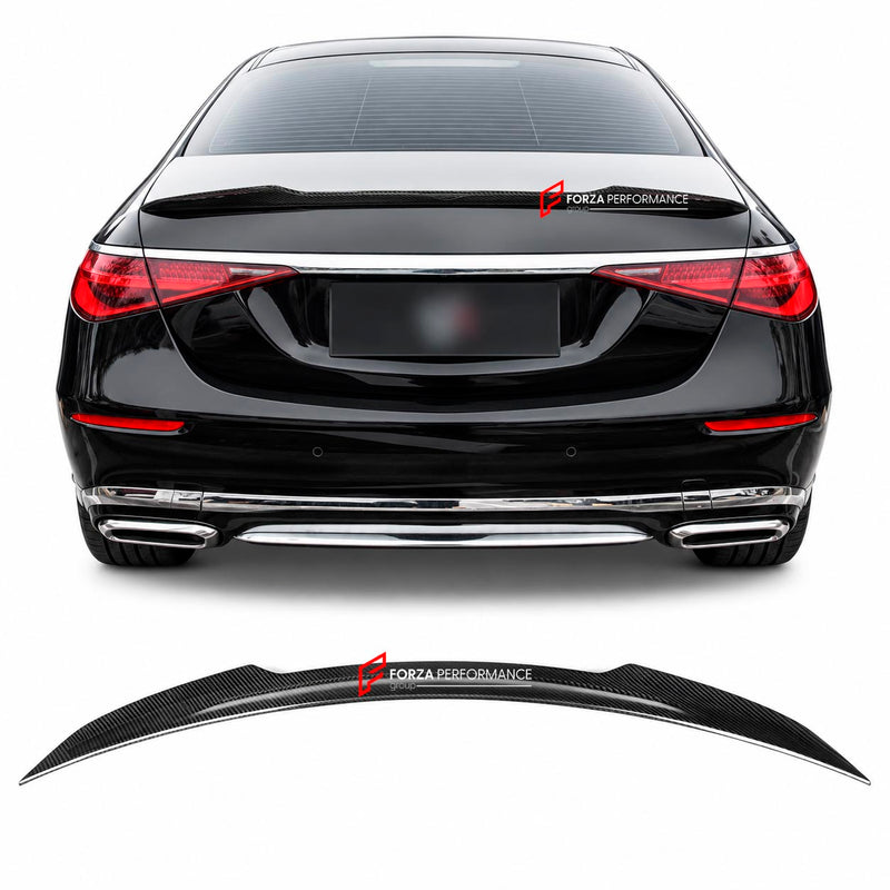 AUTHENTIC SOOQOO DRY CARBON REAR SPOILER for MERCEDES-BENZ S-CLASS W223 4 DOORS 2022+
