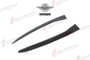 AUTHENTIC SOOQOO DRY CARBON REAR WINDOW INSERTS for BMW X4M F98 2019+ Forza Performance custom fit buy MP Style