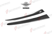 AUTHENTIC SOOQOO DRY CARBON REAR WINDOW INSERTS for BMW X4M F98 2019+ Forza Performance custom fit buy MP Style