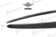 AUTHENTIC SOOQOO DRY CARBON REAR WINDOW INSERTS for BMW X4M F98 2019+ Forza Performance custom fit buy MP Style
