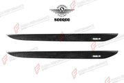 AUTHENTIC SOOQOO DRY CARBON REAR WINDOW INSERTS for BMW X6 G06 X6M F96 LCI 2023+ Forza Performance custom fit buy MP Style