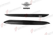 AUTHENTIC SOOQOO DRY CARBON REAR WINDOW INSERTS for BMW X6 G06 X6M F96 LCI 2023+ Forza Performance custom fit buy MP Style