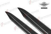 AUTHENTIC SOOQOO DRY CARBON REAR WINDOW INSERTS for BMW X6 G06 X6M F96 LCI 2023+ Forza Performance custom fit buy MP Style
