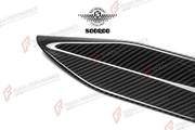 AUTHENTIC SOOQOO DRY CARBON REAR WINDOW INSERTS for BMW X6 G06 X6M F96 LCI 2023+ Forza Performance custom fit buy MP Style