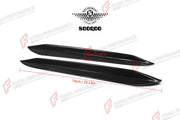 AUTHENTIC SOOQOO DRY CARBON REAR WINDOW INSERTS for BMW X6 G06 X6M F96 LCI 2023+ Forza Performance custom fit buy MP Style
