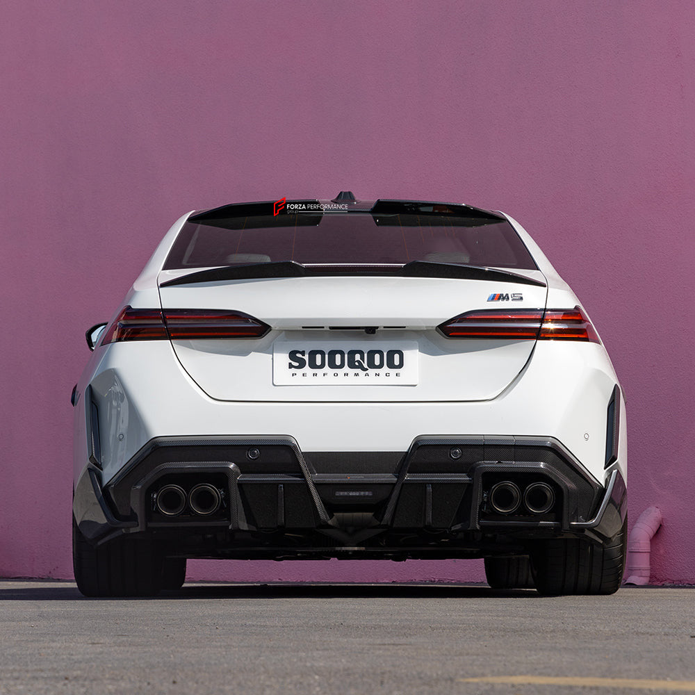 AUTHENTIC SOOQOO DRY CARBON ROOF SPOILER for BMW M5 G90 2025+

Set includes:

Roof Spoiler

Material: Dry Carbon

NOTE: Professional installation is required

Payment ►
Visa
Mastercard
PayPal with a credit card (add 4.4% at checkout)
Payoneer
Cryptocurrency
Shipment ►
By express DHL/UPS/TNT/FedEx
To the local international airport
Special line by air
Special line by the sea
To Europe and the UK by train

Please let us know which shipping option you prefer.