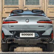 AUTHENTIC SOOQOO DRY CARBON ROOF SPOILER for BMW X4M F98 LCI 2022+

Set includes:

Rear Spoiler

Material: Prepreg Carbon

Note: Professional installation is required