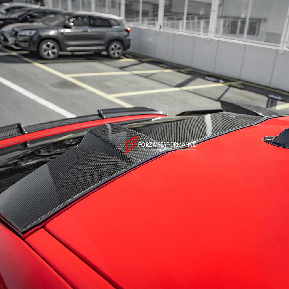 AUTHENTIC SOOQOO DRY CARBON ROOF SPOILER for BMW X6 G06 2020+ X6M F96 2020+
Set includes:
Roof Spoiler
Material: Prepreg Carbon
Note: Professional installation is required