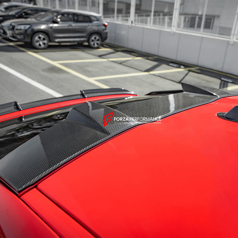 AUTHENTIC SOOQOO DRY CARBON ROOF SPOILER for BMW X6 G06 2020+ X6M F96 2020+