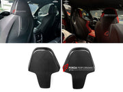 AUTHENTIC SOOQOO DRY CARBON SEAT BACKREST COVERS for BMW M8 F91 2021+ Forza Performance custom fit buy OEM Style