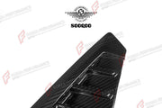 AUTHENTIC SOOQOO DRY CARBON SIDE FENDER TRIMS for BMW X5 G05 LCI 2023+ Forza Performance custom fit buy MP Style