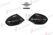 AUTHENTIC SOOQOO DRY CARBON SIDE MIRROR COVERS for BMW M3 E92 2006 - 2013 Forza Performance custom fit buy OEM Style