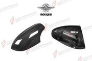 AUTHENTIC SOOQOO DRY CARBON SIDE MIRROR COVERS for BMW M3 E92 2006 - 2013 Forza Performance custom fit buy OEM Style