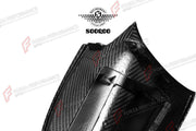 AUTHENTIC SOOQOO DRY CARBON SIDE MIRROR COVERS for BMW M3 E92 2006 - 2013 Forza Performance custom fit buy OEM Style