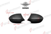 AUTHENTIC SOOQOO DRY CARBON SIDE MIRROR COVERS for BMW M3 E92 2006 - 2013 Forza Performance custom fit buy OEM Style