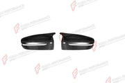 AUTHENTIC SOOQOO DRY CARBON SIDE MIRROR COVERS for BMW M5 F90 RHD 2017 - 2023 Forza Performance custom fit buy OEM Style