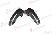 AUTHENTIC SOOQOO DRY CARBON SIDE MIRROR COVERS for BMW M5 F90 RHD 2017 - 2023 Forza Performance custom fit buy OEM Style