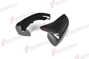 AUTHENTIC SOOQOO DRY CARBON SIDE MIRROR COVERS for BMW M5 F90 RHD 2017 - 2023 Forza Performance custom fit buy OEM Style