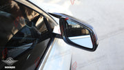 AUTHENTIC SOOQOO DRY CARBON SIDE MIRROR COVERS for BMW X1 F48 F49 2016 - 2019 Forza Performance custom fit buy M Style