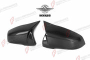 AUTHENTIC SOOQOO DRY CARBON SIDE MIRROR COVERS for BMW X1 F48 F49 2016 - 2019 Forza Performance custom fit buy M Style