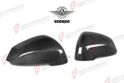 AUTHENTIC SOOQOO DRY CARBON SIDE MIRROR COVERS for BMW X1 U11 U12 2022+ Forza Performance custom fit buy M Style