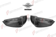 AUTHENTIC SOOQOO DRY CARBON SIDE MIRROR COVERS for BMW X1 U11 U12 2022+ Forza Performance custom fit buy M Style