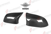 AUTHENTIC SOOQOO DRY CARBON SIDE MIRROR COVERS for BMW X3 F25 X4 F26 2014 - 2018 Forza Performance custom fit buy M Style