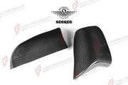 AUTHENTIC SOOQOO DRY CARBON SIDE MIRROR COVERS for BMW X3 F25 X4 F26 2014 - 2018 Forza Performance custom fit buy M Style