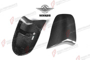 AUTHENTIC SOOQOO DRY CARBON SIDE MIRROR COVERS for BMW X3 F25 X4 F26 2014 - 2018 Forza Performance custom fit buy M Style