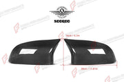 AUTHENTIC SOOQOO DRY CARBON SIDE MIRROR COVERS for BMW X3 F25 X4 F26 2014 - 2018 Forza Performance custom fit buy M Style