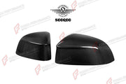 AUTHENTIC SOOQOO DRY CARBON SIDE MIRROR COVERS for BMW X3 G01 X4 G02 2019+ Forza Performance custom fit buy OEM Style