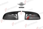 AUTHENTIC SOOQOO DRY CARBON SIDE MIRROR COVERS for BMW X3 G01 X4 G02 2019+ Forza Performance custom fit buy M Style